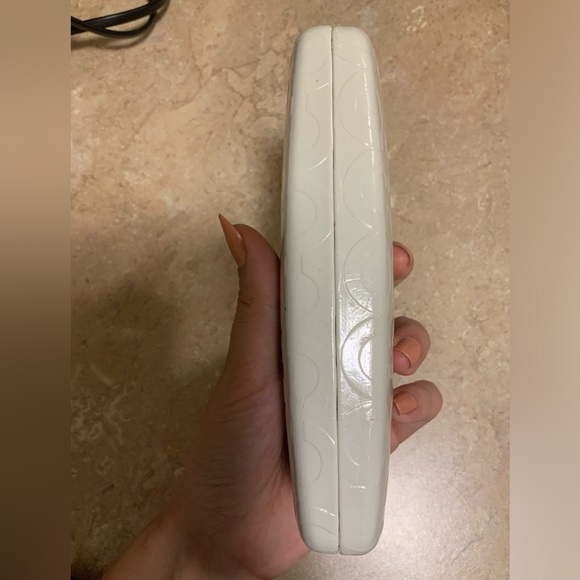 COACH Hardshell White Monogram CC Sunglasses Eyeglasses Protective Case 7” - Picture 8 of 12